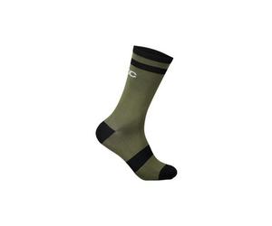 Chaussettes poclure mtb long vert noir