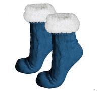 Chaussettes polaires mixtes Vivezen - Taille 35-39 - Bleu pétrole