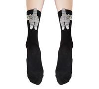 Chaussettes pour Amoureuses des Chats - Modèles Mignons et Drôles avec des Chats | Coton Doux, Idée Cadeau Parfaite pour Noël et Anniversaire | Pour Elle, une Amie ou une Maman Chat-lover