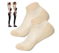 Chaussettes Pour Augmentation De Hauteur - Coton Peigné En Silicone 2PCS | Chaussettes À Semelle Intérieure À Hauteur Invisible | Semelles Intérieures De Bottes Confortables Et Respirantes Pour Hommes
