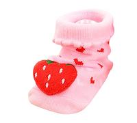 Chaussettes pour bébé Chaussettes de sol Dessin animé Étoiles Chaussures d'apprentissage de la marche pour bébé fille Chaussettes antidérapantes Semelle souple Intérieur Chaussures bébé automne et