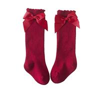 Chaussettes pour bébé - Mi-mollet - Hauteur du genou - Chaussettes solides pour soins de bébé