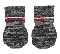 Chaussettes pour chien anti-dérapantes Trixie Gris L/XL