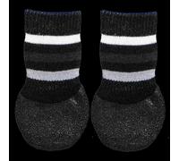 Chaussettes Pour Chiens, Anti-Dérapant - L-Xl, 2 Pcs, Noir