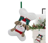 Chaussettes pour chiens de Noël | Chaussettes pour animaux de compagnie pour cheminée, chaussettes de Noël pour chiots pour vos animaux de compagnie bien-aimés, décorations de Noël à accrocher à la