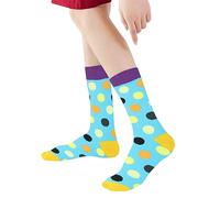 Chaussettes pour femme Chaussette Sport Homme et Colours Fantaisie Coton Classiques Couture Bureau Costum Cadeau Anniversaire Adaptées au Sports Randonnée Gym Unisexe