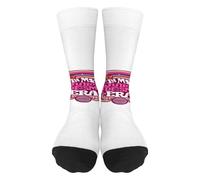 Chaussettes Pour Femme Homme Dans Mes Années Demoiselles D'Honneur Juniors Chaussettes De Mi-Mollet Durable Respirantes Élastique Bonneterie, Pour Cyclisme, Lété, Running, 40cm