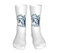 Chaussettes Pour Femme Homme Des Loups, Pas Des Moutons Chaussettes Basketball Respirantes Classiques Chaussette De Football, Pour Course À Pied, Cyclisme, Running, 40cm