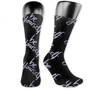 Chaussettes Pour Femme Homme Sois Toi-Même Chaussettes Pour Cyclisme Durable Respirantes Chaussette De Football, Pour Lété, Trekking, Gym, 40cm