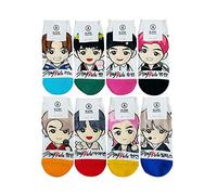Chaussettes pour femme Kpop StrayKids avec personnage de dessin animé - Fabriquées en Corée