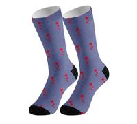Chaussettes Pour Femmes Mode Confortables Thin Unisexes Coton Peigné de Sport Couture Bureau Costum Original Utile Cadeau Noel Homme Femme Affaires Cyclisme Personnes gées