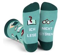 Chaussettes pour les amateurs de livres, les enseignants et les joueurs - Cadeau de lecture amusant pour les amateurs de livres, cadeau de livre d'enseignants, Ne pas déranger Je lis, taille unique