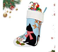 Chaussettes pour Noël - Motif Décoration Bijoux rustiques, Décoration de Noël pour la cheminée, pour les remplissages, femmes, filles, adolescentes, adultes, salles de classe, fête de Pâques, cheminée