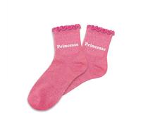 Chaussettes Princesse Pour Fillette Paillettes À Feston Rose