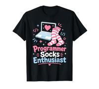 Chaussettes programmeurs passionnées de femboy drôles T-Shirt