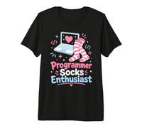 Chaussettes programmeurs passionnées de femboy drôles T-Shirt Haut de Gamme