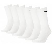 Chaussettes de sports femmes Puma PUMA CREW SOCK X6 Blanc 35 / 38