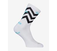 Chaussettes Q36.5 Nibali Shark blanc logo noir. - 44/47