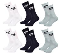 Chaussettes Quiksilver Cushioned Crew 6 Pcs 0434