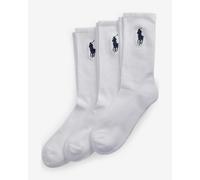 Chaussettes Ralph Lauren Big Pony (3 paires) blanc