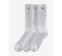 Chaussettes Ralph Lauren Crew (3 paires) blanc