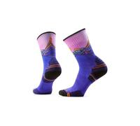Chaussettes randonnee smartwool targeted cushion crew mountain bleu femme