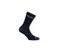 Chaussettes rapha logo bleu fonce noir