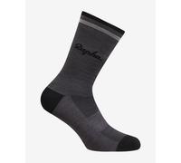 Chaussettes rapha logo gris noir