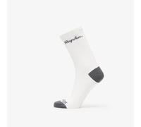Chaussettes Rapha Logo Socks White/ Grey M