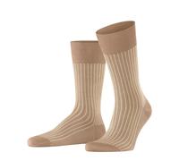 FALKE Oxford Stripe M So coton fantaisie 1 paire, Chaussettes Homme, Marron Camel 5038, 39-40