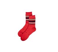 Chaussettes rayure Endura BaaBaa Merino Rouge