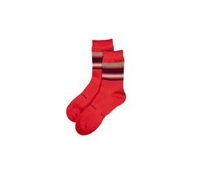 Chaussettes rayure Endura BaaBaa Merino Rouge