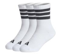 Chaussettes rembourrÃ©es bÃ©bÃ© adidas 3 stripes (x3) Blanc 19/21
