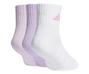 Chaussettes rembourrÃ©es bÃ©bÃ© adidas (x3) Violet 22/24
