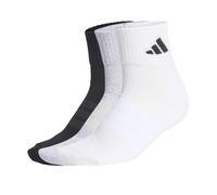 Adidas Chaussettes rembourrées Sportswear mixte 3 paires gris chiné/blanc/noir Taille 37-40