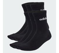 ADIDAS SPORTSWEAR Chaussettes de sport 'Linear Crew Cushioned 6 Pair Pack' noir / blanc, Taille 40-42
