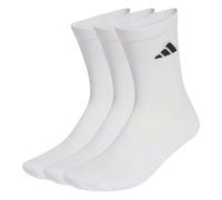 Adidas Chaussettes mi-mollet Mixte sport rembourrées – Lot 3 paires blanc/blanc/noir 45-48