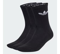 Chaussettes rembourrées Trefoil (3 paires) Black 46-48