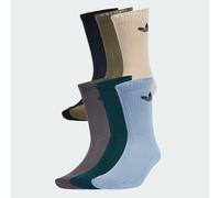 Chaussettes rembourrées Trefoil (6 paires) Wonder Beige / Medium Dark Khaki / Aurora Ivy 31-33