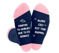 Chaussettes Rigolotes Humour Femme Chaussette Drole Personnalisé Cadeau Homme Pas Cher Collegue Ami Frere Soeur Copine Jeune Fille Garçon Anniversaire Noel Saint-valentin Travail Paques Halloween