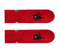 Chaussettes rouges porte-bonheur 2026 pour attirer la chance et les feuilles pour un rafraîchissement quotidien, C, taille unique