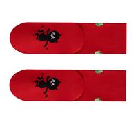 Chaussettes rouges porte-bonheur 2026 pour attirer la chance et les feuilles pour un rafraîchissement quotidien, E., taille unique