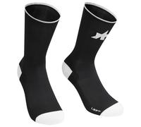 Chaussettes unisexe assos rs superleger noir blanc