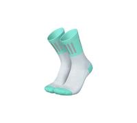 Chaussettes running incylence high viz v3 bleu fluo