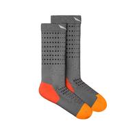 Salewa Chaussettes Pedroc Merino Crew gris/rouge/orange Taille 42-44