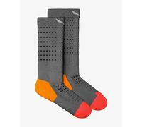 Chaussettes Salewa Pedroc Merino Crew gris orange rouge femme - 42-44