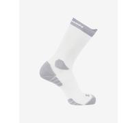 Chaussettes Salomon Aero Crew blanc gris clair - M