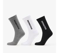 Chaussettes Salomon Everyday Crew Socks 3-Pack Black/ White XL
