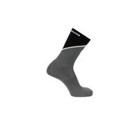 Chaussettes salomon pulse crew gris noir