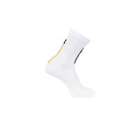 Chaussettes salomon pulse race flag crew blanc